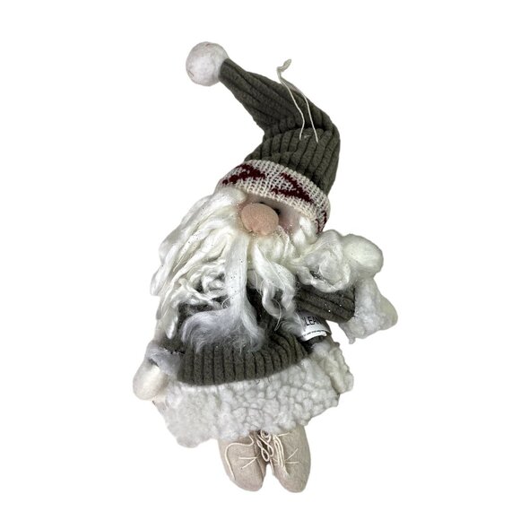 Lot 3 Large Plush Snowman Angel Christmas Ornaments Vintage 90s Lightweight u - Picture 4 of 5